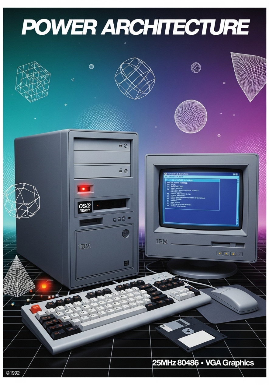 1990's IBM PC Poster